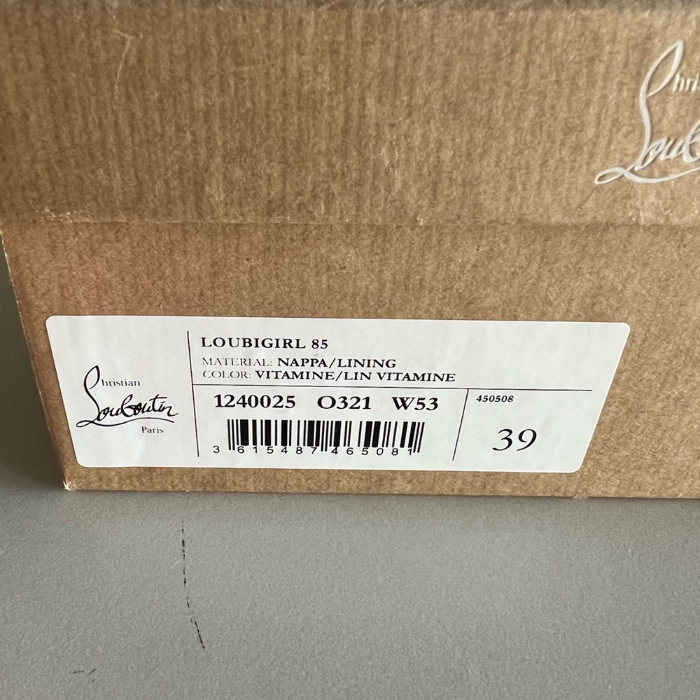 Christian Louboutin Loubigirl 85 Nappa Leather Size 39 - Picture 2 of 11
